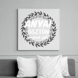 printfashion anyai ösztön kerek fehér - Vászonkép - Fehér (6877211)