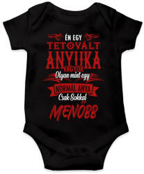 printfashion Tetovált anyuka - Baba Body - Fekete (13148339)