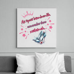 printfashion Az igazi bombanők novemberben születnek. - Vászonkép - Fehér (16845395)