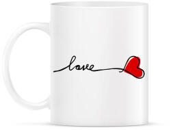 printfashion Love me - Bögre - Fehér (6062497)