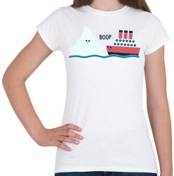 printfashion Titanic boop - Női póló - Fehér (16000266)