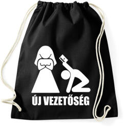 printfashion Új vezetőség - Sportzsák, Tornazsák - Fekete (1719597)