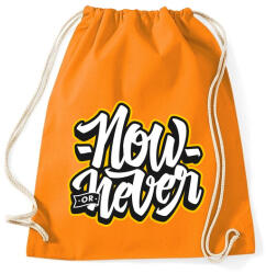 printfashion Most vagy soha - Sportzsák, Tornazsák - Narancssárga (59406)