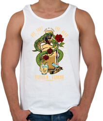 printfashion A tequila méreg - Férfi atléta - Fehér (201174)