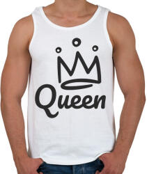 printfashion Queen - páros minta - Férfi atléta - Fehér (6083406)