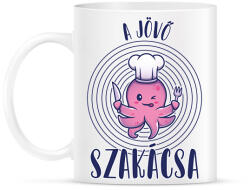 printfashion A jövő szakácsa - Bögre - Fehér (7551286)