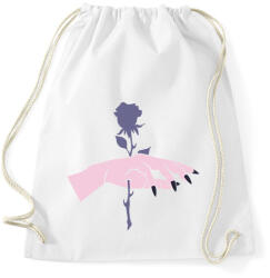 printfashion Rose Hand - Sportzsák, Tornazsák - Fehér (2332703)