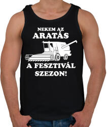 printfashion aratas fesztival - Férfi atléta - Fekete (1628202)