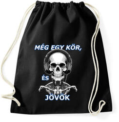 printfashion Még egy kör. . . - Sportzsák, Tornazsák - Fekete (15784519)