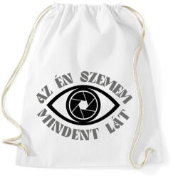 printfashion Az én szemem mindent lát - Fotós - Sportzsák, Tornazsák - Fehér (7258841)