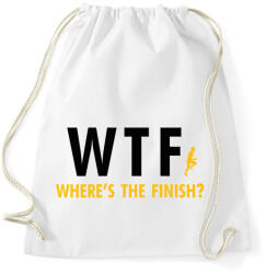 printfashion Where's the finish? - Sportzsák, Tornazsák - Fehér (7358422)