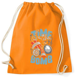 printfashion Időbomba - Sportzsák, Tornazsák - Narancssárga (86082)