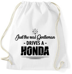 printfashion Just the real Gentleman - Honda - Sportzsák, Tornazsák - Fehér (4452938)