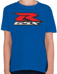 printfashion Suzuki GSXR - Gyerek póló - Királykék (2339173)