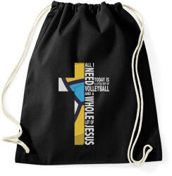 printfashion Egy kis röpladba - Sportzsák, Tornazsák - Fekete (851647)