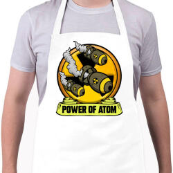 printfashion Az atom ereje - Kötény - Fehér (4904789)