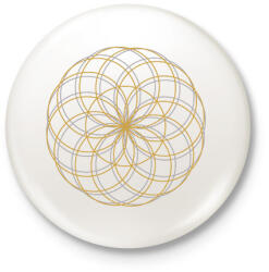 printfashion Lifelotus - Kitűző, hűtőmágnes - Fehér (6091956)