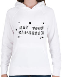 printfashion Not your Csillagom - Női kapucnis pulóver - Fehér (8533030)