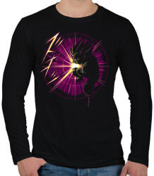 printfashion Goku kamehameha vol2 - Férfi hosszú ujjú póló - Fekete (945270)
