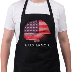 printfashion US ARMY - Kötény - Fekete (11601188)