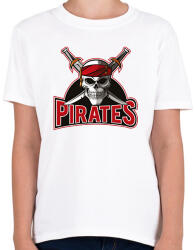 printfashion Pirates Logó - Gyerek póló - Fehér (1787212)