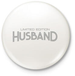 printfashion Limited Edition Husband - Kitűző, hűtőmágnes - Fehér (3077248)