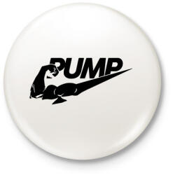 printfashion PUMP - Kitűző, hűtőmágnes - Fehér (3078314)