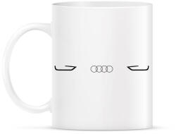 printfashion Audi logó (fekete) - Bögre - Fehér (1596875)