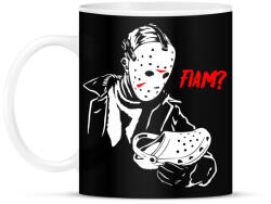 printfashion Jason Voorhees - Bögre - Fekete (3621931)