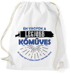 printfashion Béna pólót kaptam - Kőműves - Sportzsák, Tornazsák - Fehér (10289742)