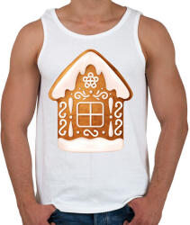 printfashion Mézeskalács ház - Férfi atléta - Fehér (11222964)
