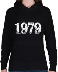 printfashion 1979 - Női kapucnis pulóver - Fekete (6195533)