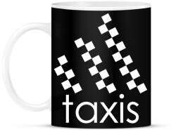 printfashion Taxis - Logóparódia - Bögre - Fekete (7557268)