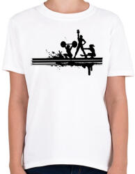 printfashion Sportolás - Gyerek póló - Fehér (5156535)