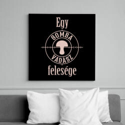 printfashion Egy gomba vadász felesége - Vászonkép - Fekete (11673561)