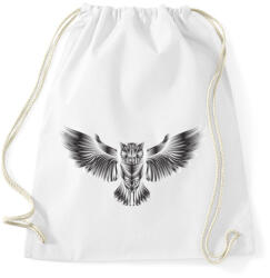 printfashion Bagoly - Sportzsák, Tornazsák - Fehér (5150060)