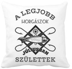 printfashion Horgász július - Párnahuzat, Díszpárnahuzat - Fehér (5734157)