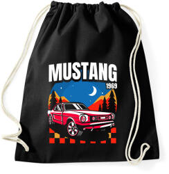 printfashion Mustang mach 1969 - Sportzsák, Tornazsák - Fekete (11010126)