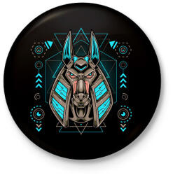 printfashion anubis - Kitűző, hűtőmágnes - Fekete (13665683)