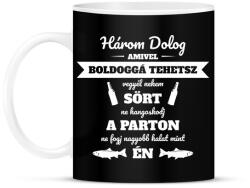 printfashion Három dolog - Bögre - Fekete (13786561)