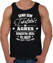 printfashion Egyedi neves névnapi ajándék - Férfi atléta - Fekete (15724128)