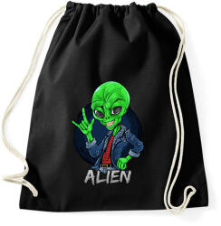 printfashion Alien - Sportzsák, Tornazsák - Fekete (14087840)