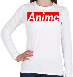 printfashion ANime - Női hosszú ujjú póló - Fehér (1958865)