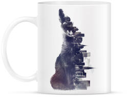 printfashion Fox from the city - Bögre - Fehér (788668)