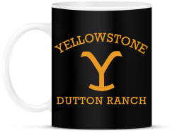 printfashion Yellowstone Dutton - Bögre - Fekete (15519054)