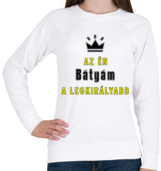 printfashion Az én bátyám - Női pulóver - Fehér (3618430)