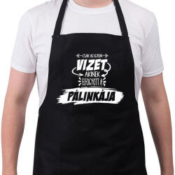 printfashion Fontos pálinka infó! - Kötény - Fekete (4939330)