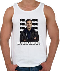 printfashion Cool, cool, cool, cool, no doubt, no doubt - Férfi atléta - Fehér (3475168)