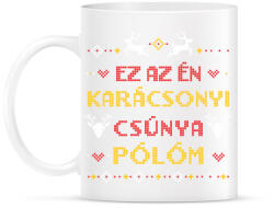 printfashion Ez az én karácsonyi csúnya pólóm - Bögre - Fehér (11469355)