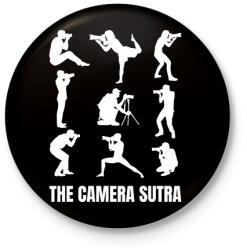 printfashion Camera sutra - Kitűző, hűtőmágnes - Fekete (11763561)